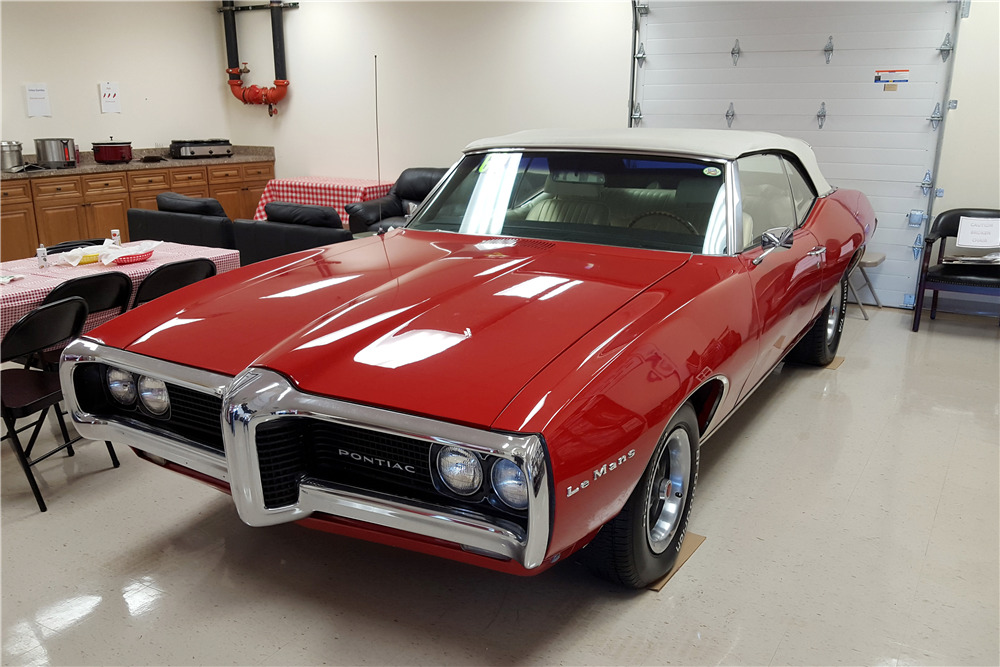 1969 PONTIAC LEMANS CONVERTIBLE - Front 3/4 - 193984