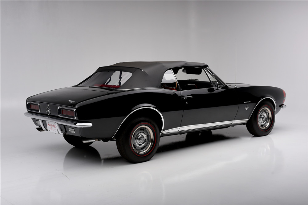1967 CHEVROLET CAMARO RS CONVERTIBLE - Rear 3/4 - 194116