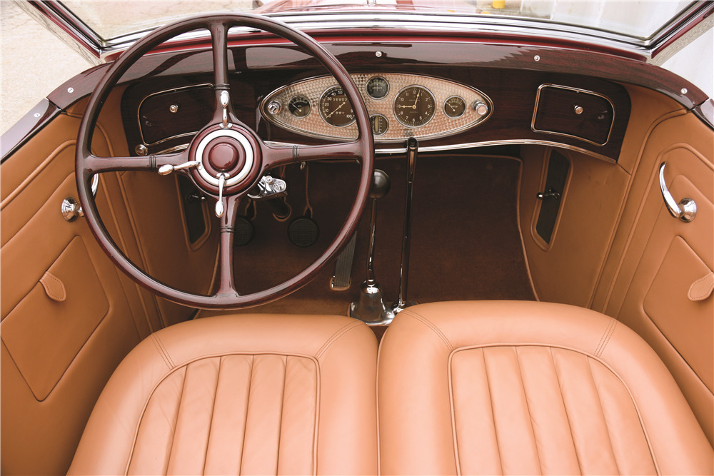 1932 LINCOLN KB V12 BRUNN SPORT PHAETON - Interior - 194211