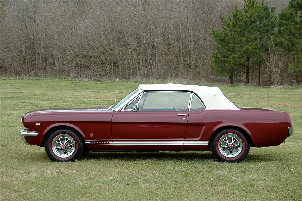 1965 Ford Mustang Convertible Coupe Factory Photo Polo Field Ref. # 59269 