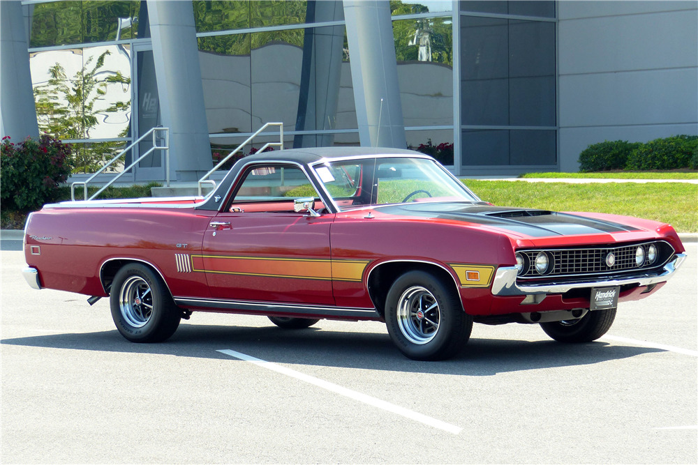 1970 FORD RANCHERO GT PICKUP - Front 3/4 - 194386
