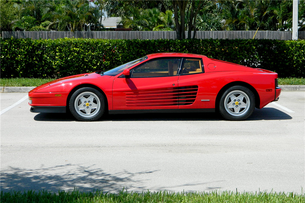 1990 FERRARI TESTAROSSA  - Side Profile - 194402