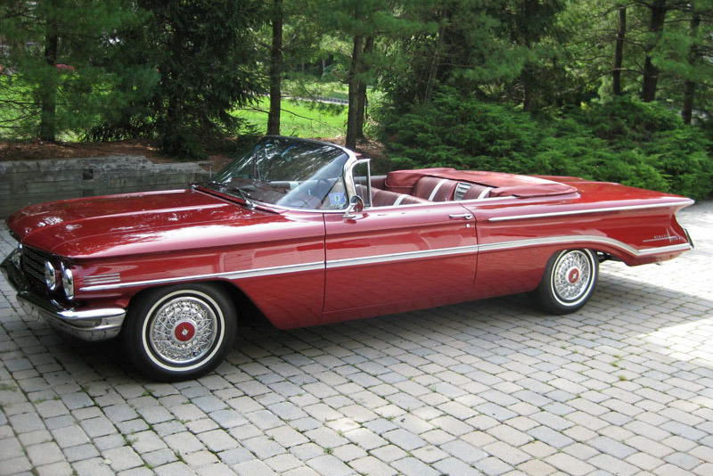 1960 OLDSMOBILE 98 CONVERTIBLE - Side Profile - 194413