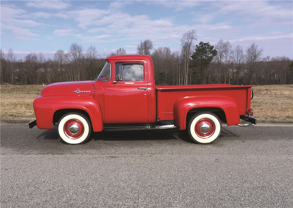 1956 FORD F-100 PICKUP - Side Profile - 194434