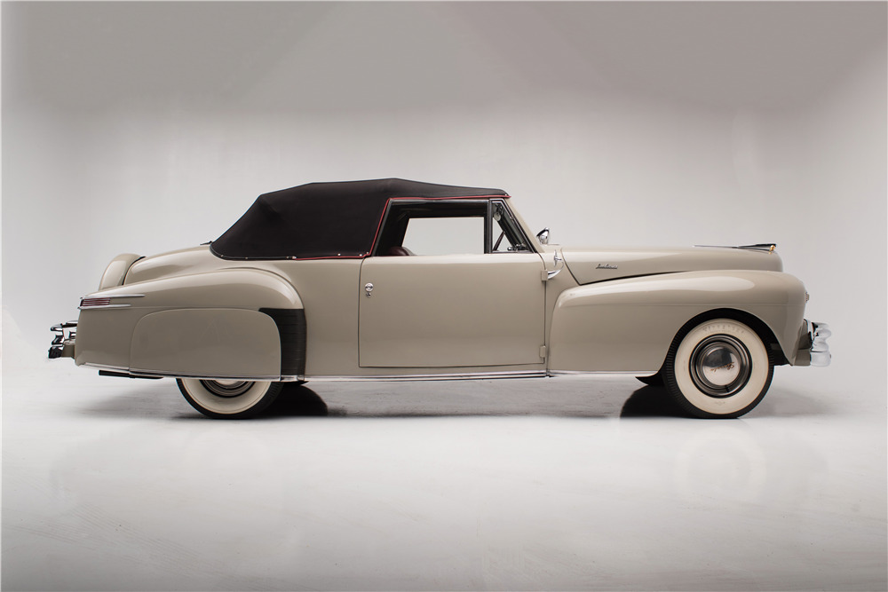 1948 LINCOLN CONTINENTAL CONVERTIBLE - Side Profile - 194481