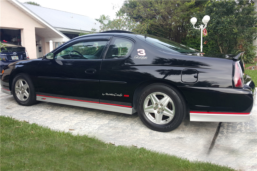 2002 CHEVROLET MONTE CARLO SS DALE EARNHARDT #3 INTIMIDATOR - Rear 3/4 - 195083