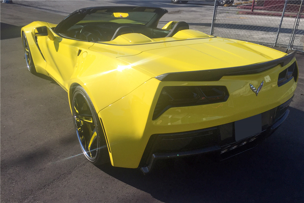 2014 CHEVROLET CORVETTE CUSTOM CONVERTIBLE - Rear 3/4 - 195131
