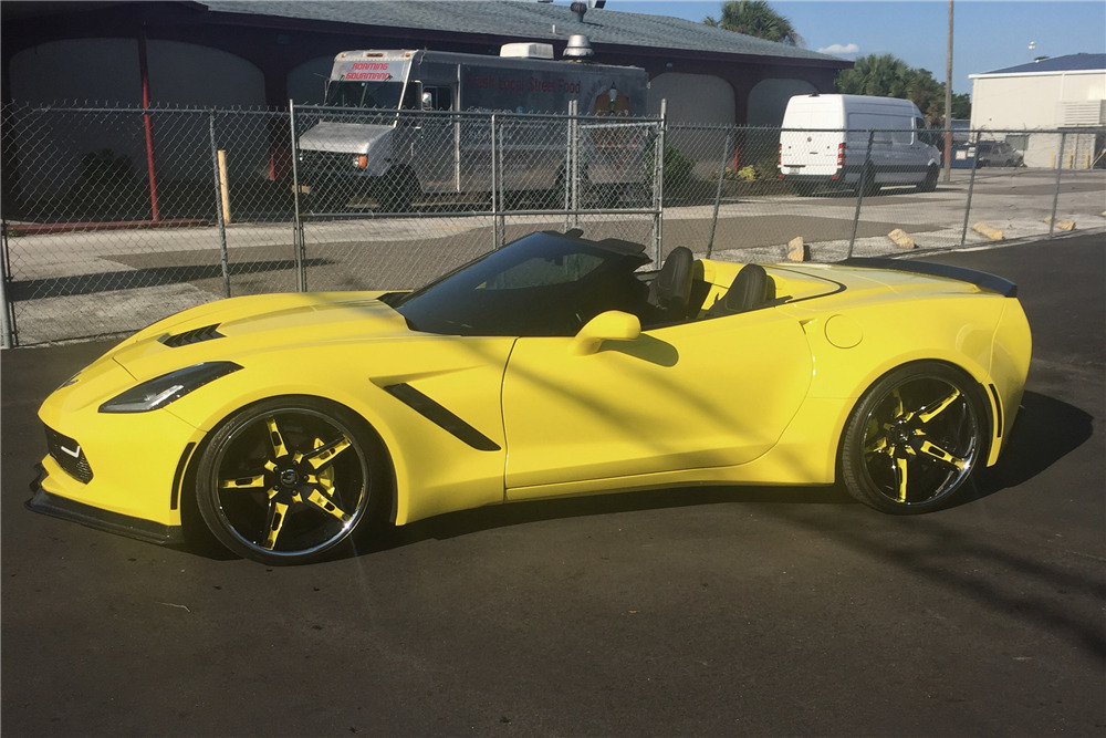2014 CHEVROLET CORVETTE CUSTOM CONVERTIBLE - Side Profile - 195131
