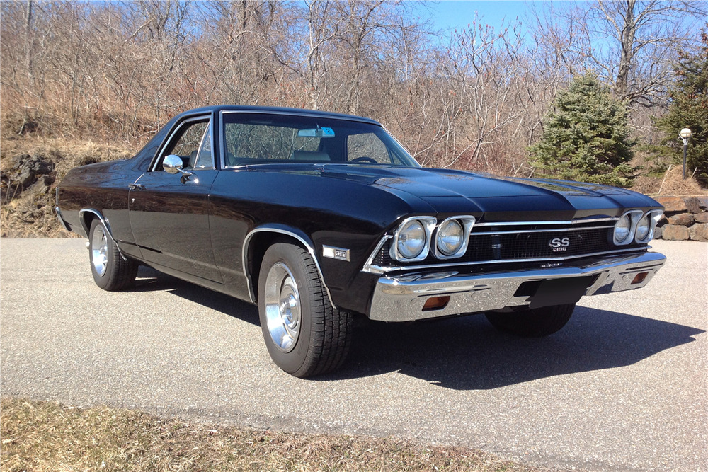 1968 CHEVROLET EL CAMINO PICKUP - Front 3/4 - 195239