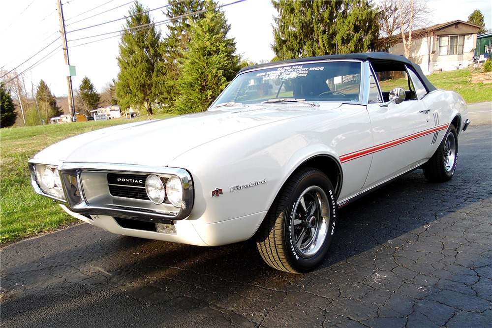 1967 PONTIAC FIREBIRD SPRINT CONVERTIBLE - Front 3/4 - 195561