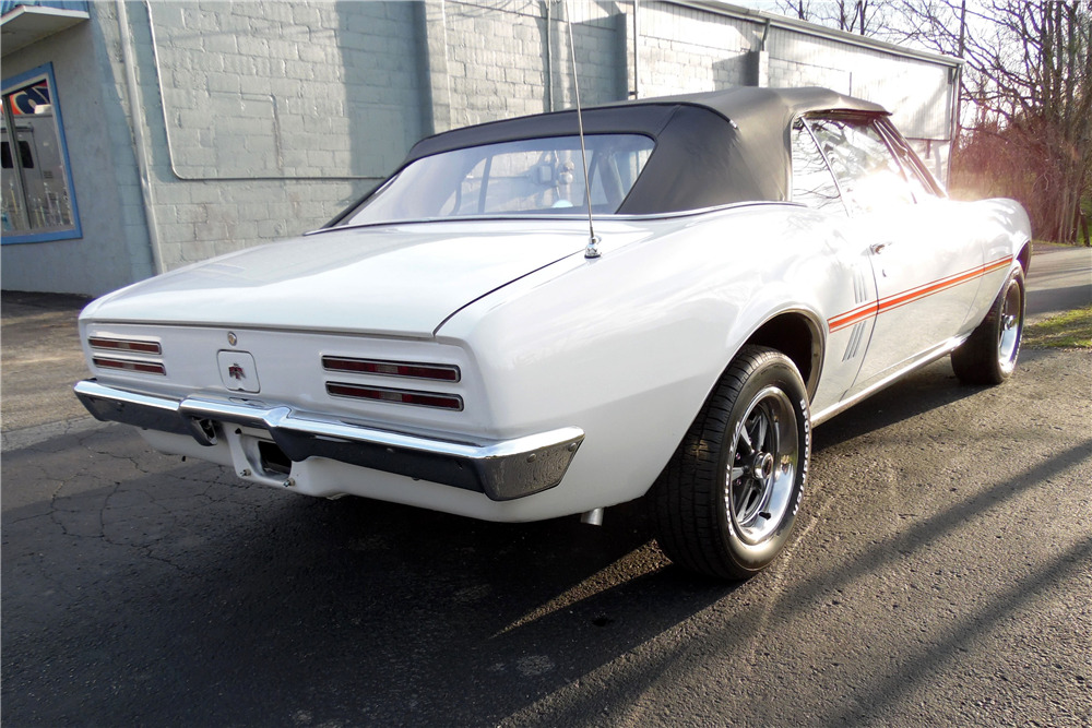 1967 PONTIAC FIREBIRD SPRINT CONVERTIBLE - Rear 3/4 - 195561