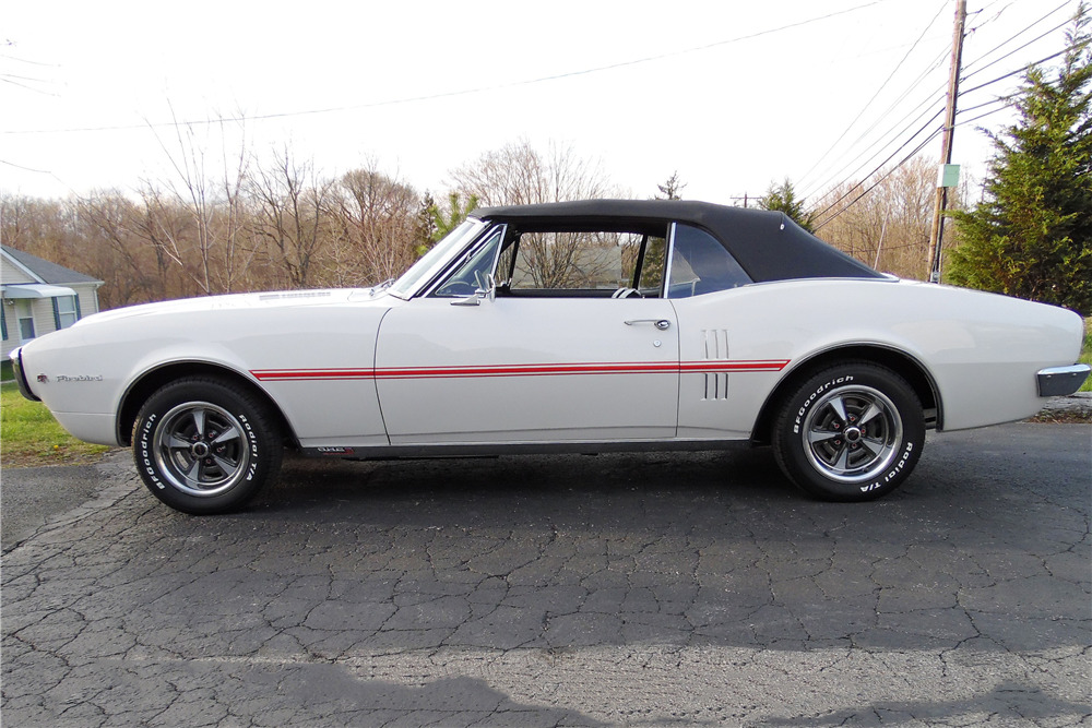 1967 PONTIAC FIREBIRD SPRINT CONVERTIBLE - Side Profile - 195561
