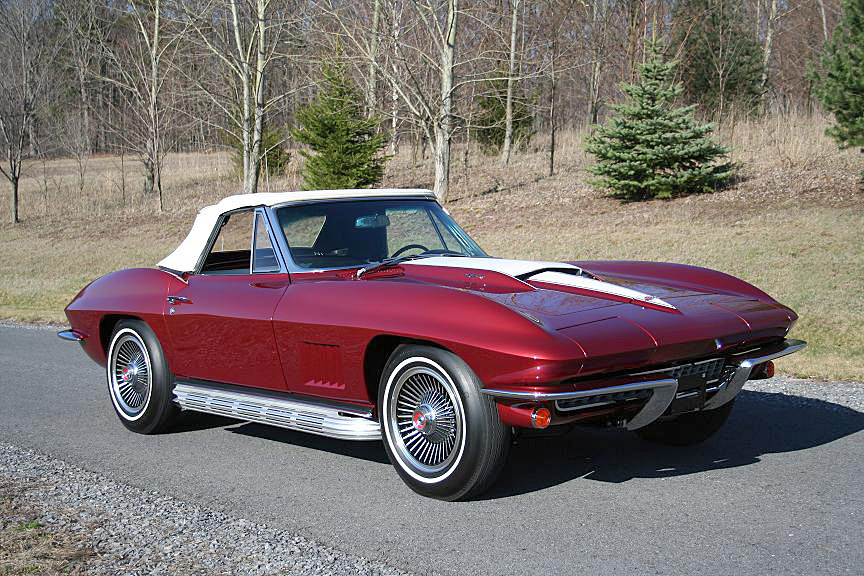 1967 CHEVROLET CORVETTE 427/435 CONVERTIBLE - Front 3/4 - 195588