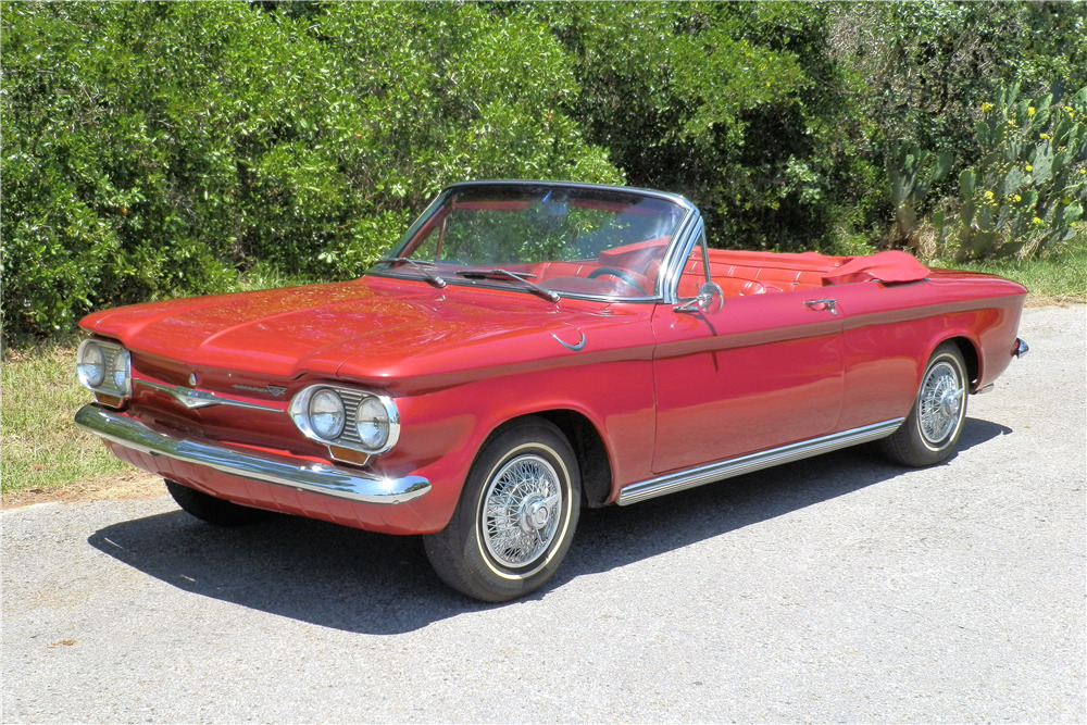 1963 Chevrolet Corvair Monza Convertible Coupe Factory Photo Ref. # 35191 