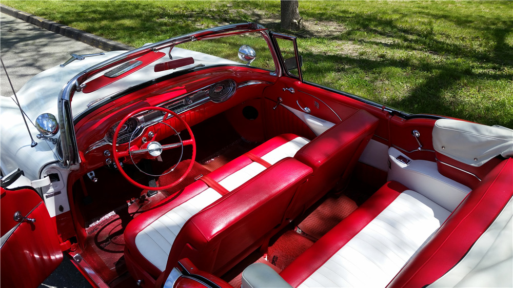 1956 OLDSMOBILE SUPER 88 CONVERTIBLE - Interior - 195769