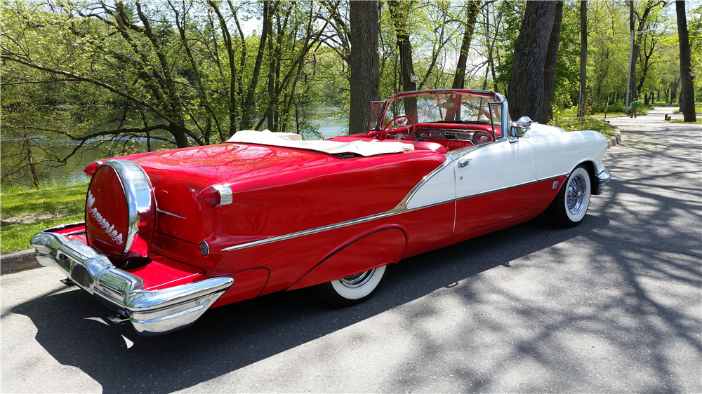 1956 OLDSMOBILE SUPER 88 CONVERTIBLE - Rear 3/4 - 195769