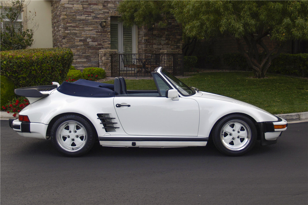 1989 PORSCHE 911 TURBO SLANT NOSE CABRIOLET - Side Profile - 195805