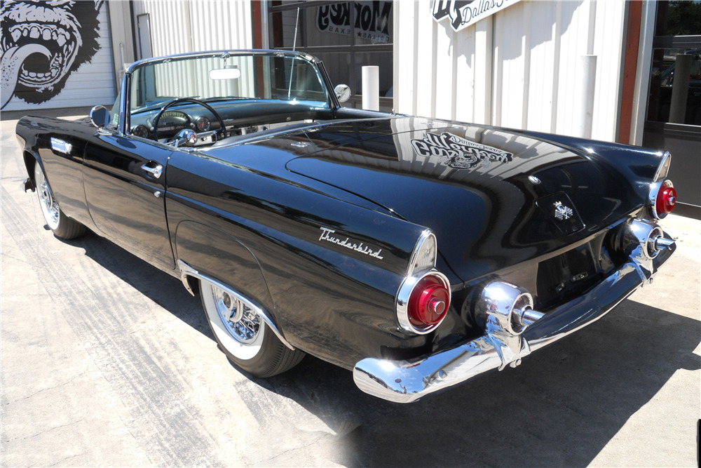 1955 FORD THUNDERBIRD CONVERTIBLE - Rear 3/4 - 195852