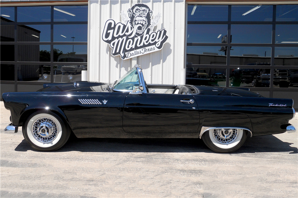 1955 FORD THUNDERBIRD CONVERTIBLE - Side Profile - 195852