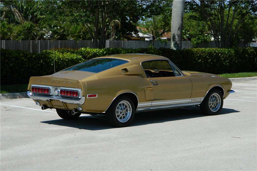 1968 SHELBY GT500  - Rear 3/4 - 195939