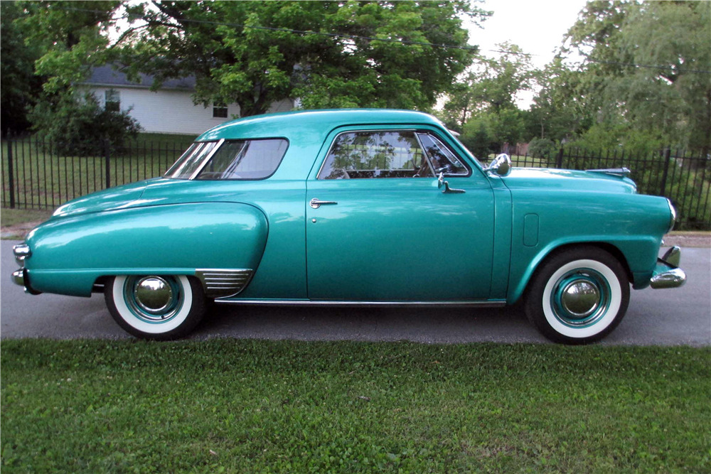 1947 STUDEBAKER STARLITE REGAL DELUXE COUPE - Side Profile - 195954