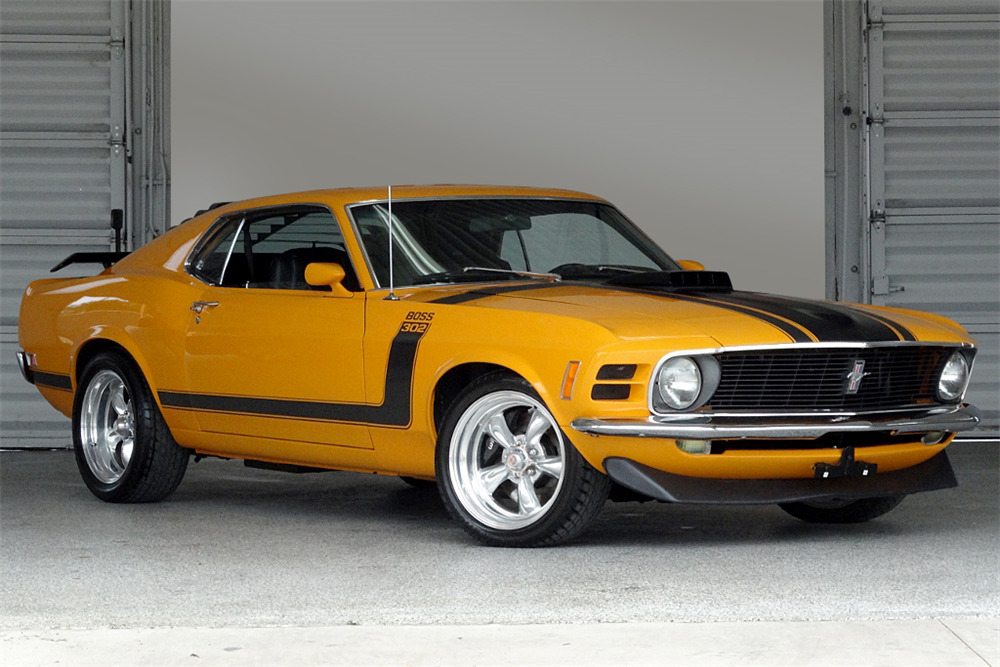 Ford Mustang Boss 302 нарисованный