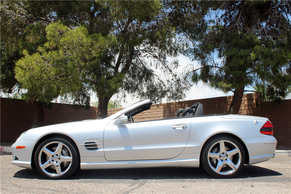 2008 MERCEDES-BENZ SL55 AMG CONVERTIBLE - Side Profile - 197108