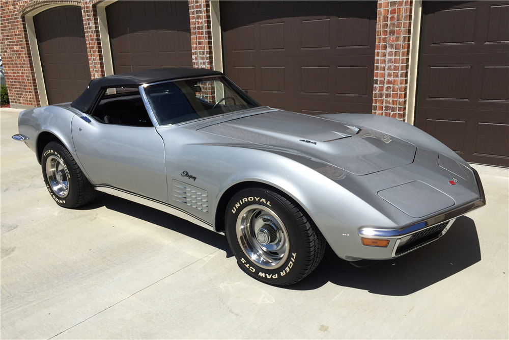 1971 CHEVROLET CORVETTE 454/365 CONVERTIBLE - Front 3/4 - 197251