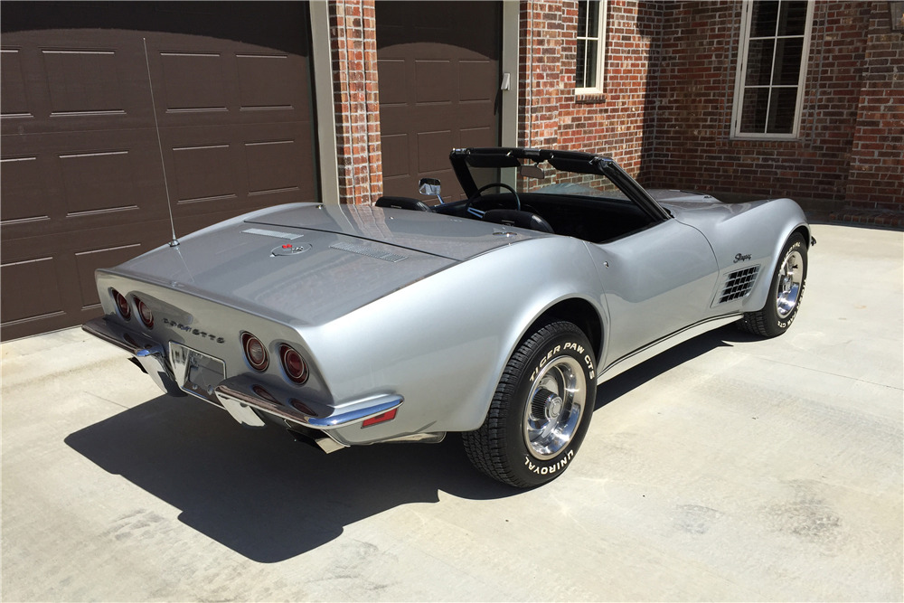 1971 CHEVROLET CORVETTE 454/365 CONVERTIBLE - Rear 3/4 - 197251