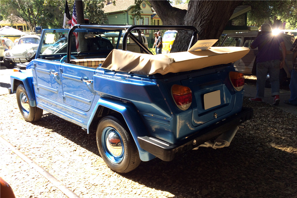1974 VOLKSWAGEN THING CONVERTIBLE - Rear 3/4 - 198021