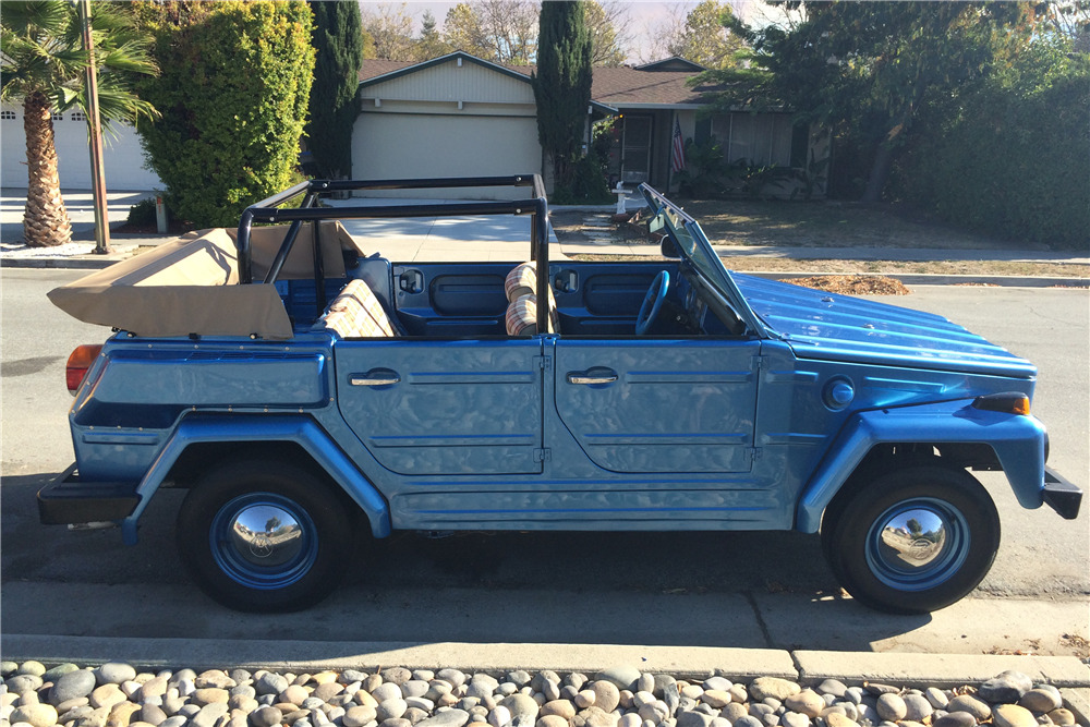 1974 VOLKSWAGEN THING CONVERTIBLE - Side Profile - 198021