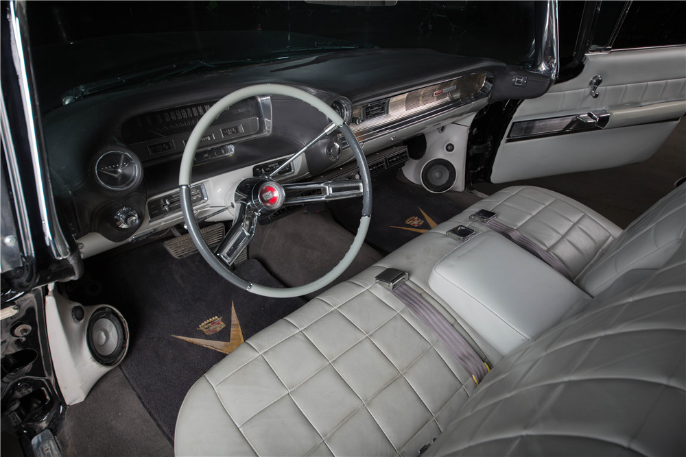 1961 Cadillac Limousine Interior Press Photo and Release 0008 