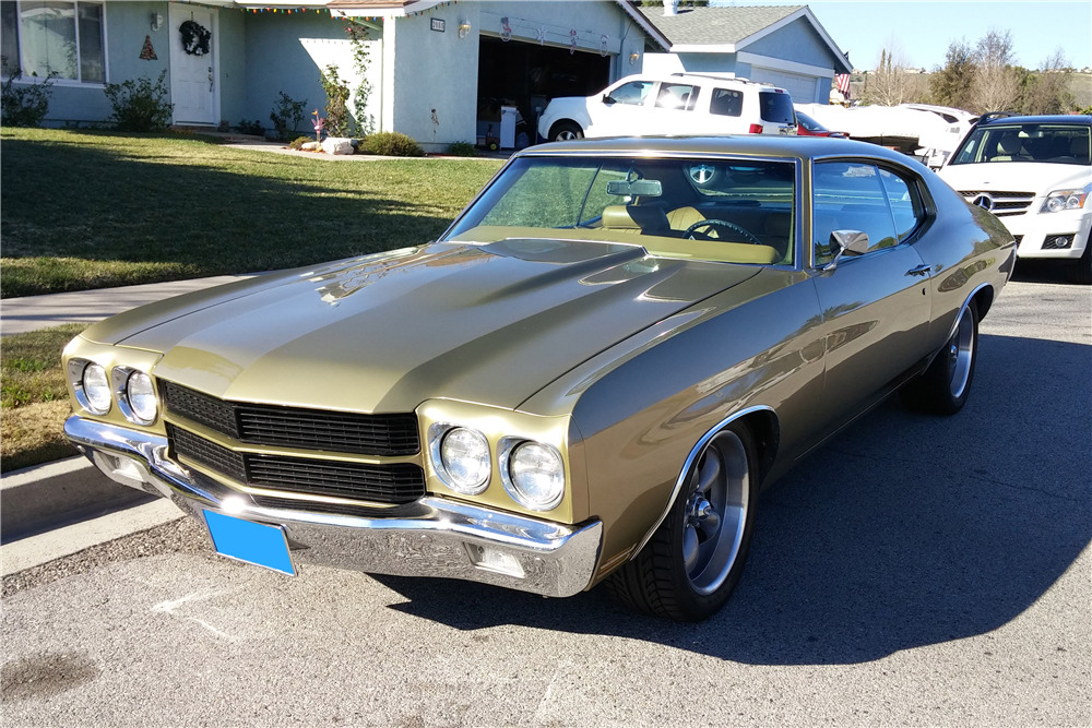 1970 CHEVROLET MALIBU - Front 3/4 - 198113