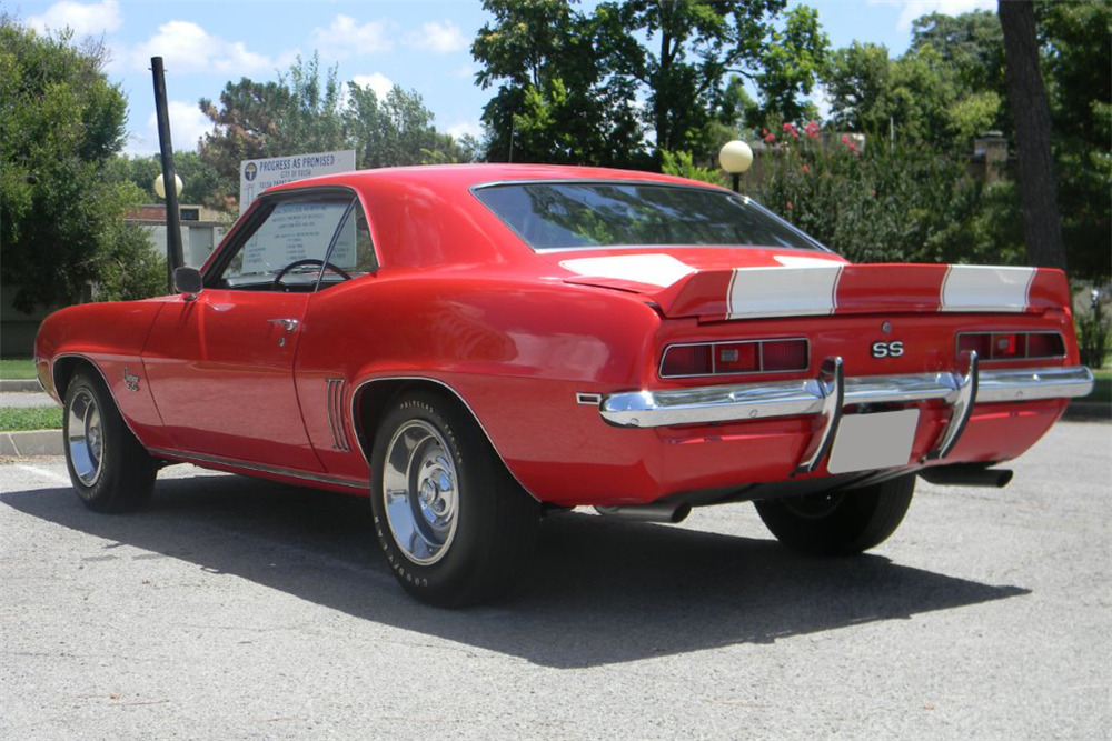 1969 CHEVROLET CAMARO SS  - Rear 3/4 - 198166