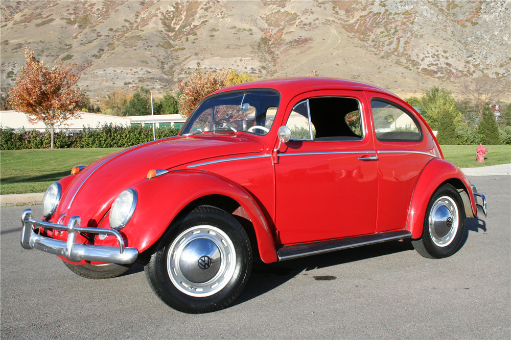 Volkswagen Beetle 1963 Р¶РµР»С‚С‹Р№