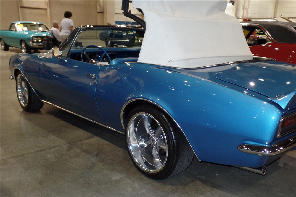 1967 CHEVROLET CAMARO CUSTOM CONVERTIBLE - Rear 3/4 - 198197