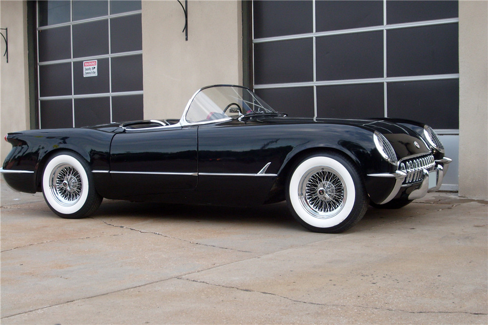 1954 CHEVROLET CORVETTE 235/150 CONVERTIBLE - Front 3/4 - 198281