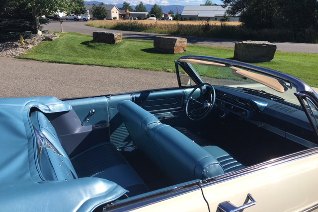 1965 FORD GALAXIE 500 CONVERTIBLE - Interior - 198291