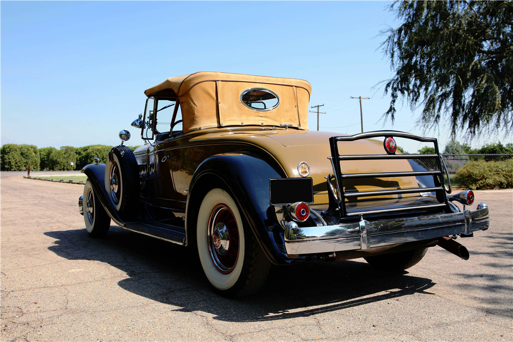 1934 PACKARD TWELVE 1107 COUPE ROADSTER - Rear 3/4 - 198320