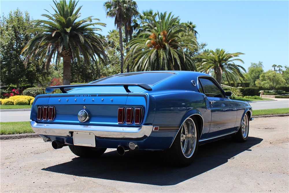 1969 FORD MACH 1 CUSTOM FASTBACK - Rear 3/4 - 198409