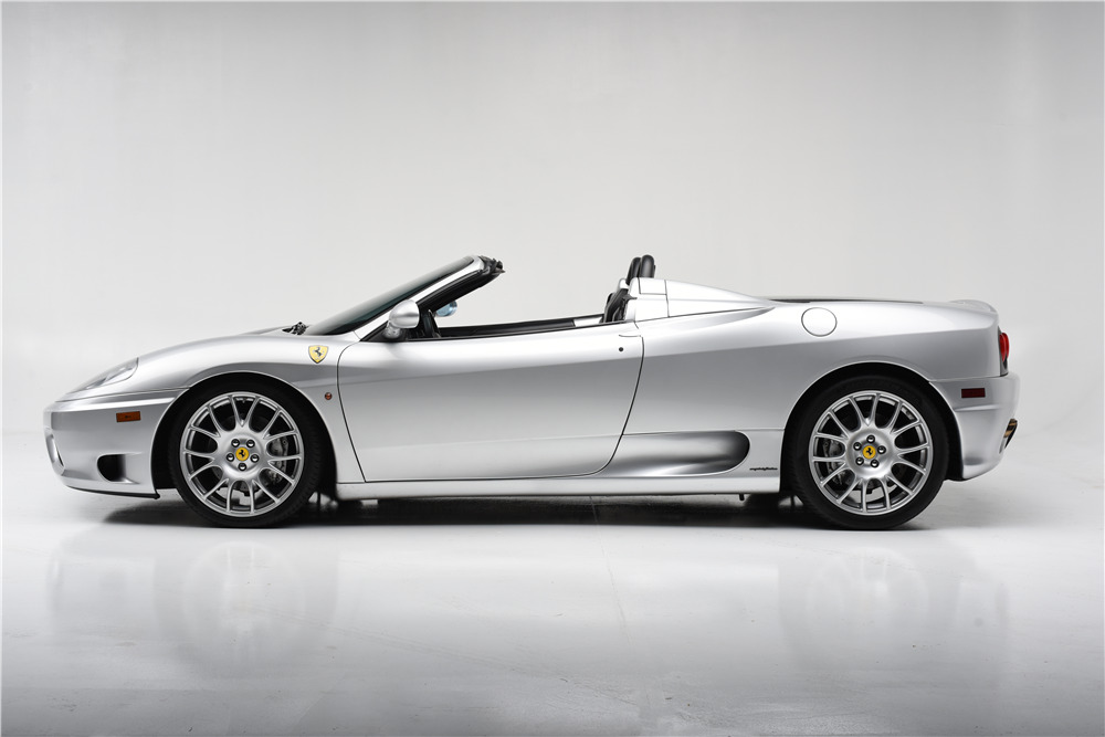 2002 FERRARI 360 SPIDER F1 CONVERTIBLE - Side Profile - 198569