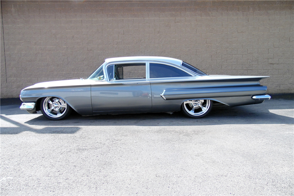 1960 CHEVROLET BISCAYNE CUSTOM COUPE - Side Profile - 198593