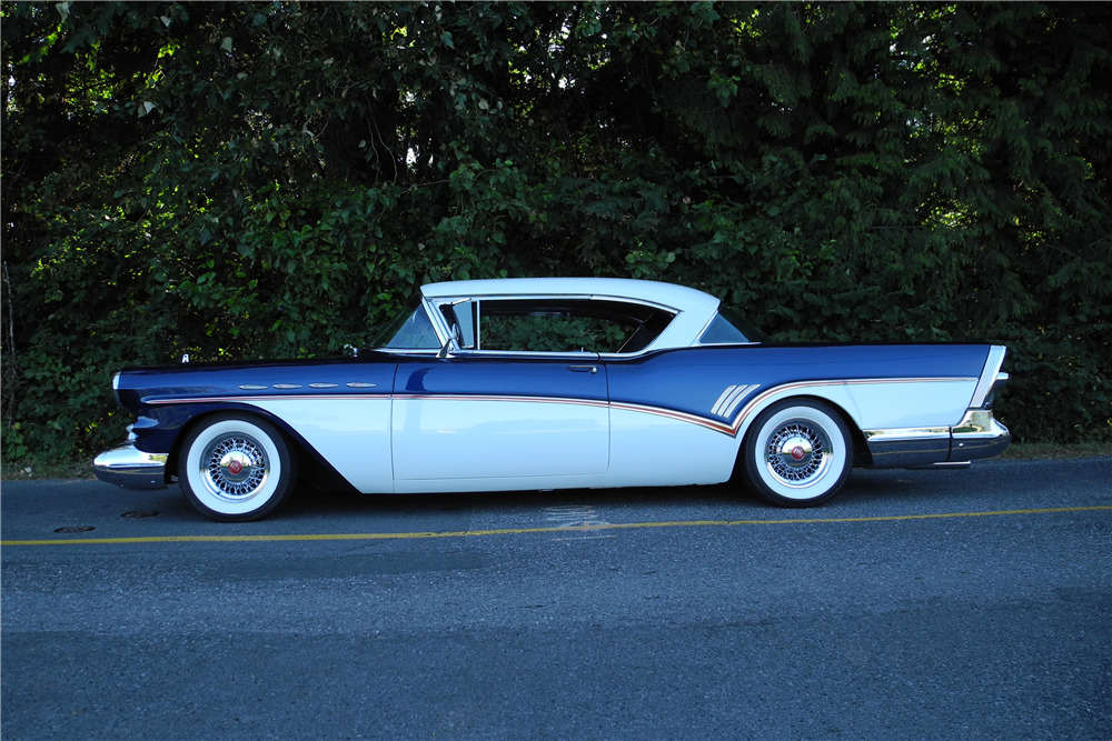 1957 BUICK SUPER CUSTOM HARDTOP - Side Profile - 198613