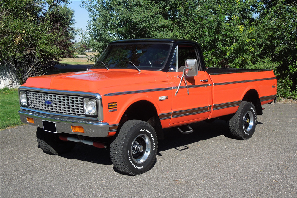 1971 CHEVROLET K10 4X4 PICKUP - Front 3/4 - 198735