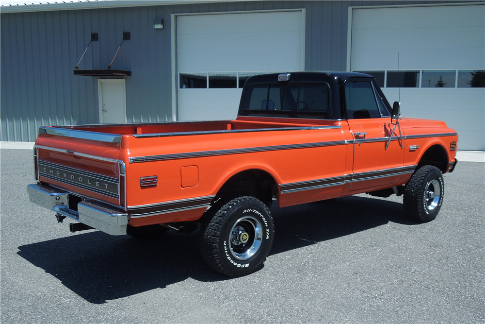 1971 CHEVROLET K10 4X4 PICKUP - Rear 3/4 - 198735