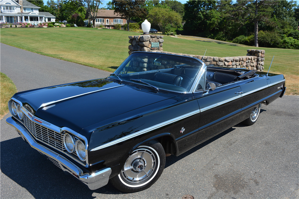 1964 CHEVROLET IMPALA SS CONVERTIBLE - Side Profile - 198989