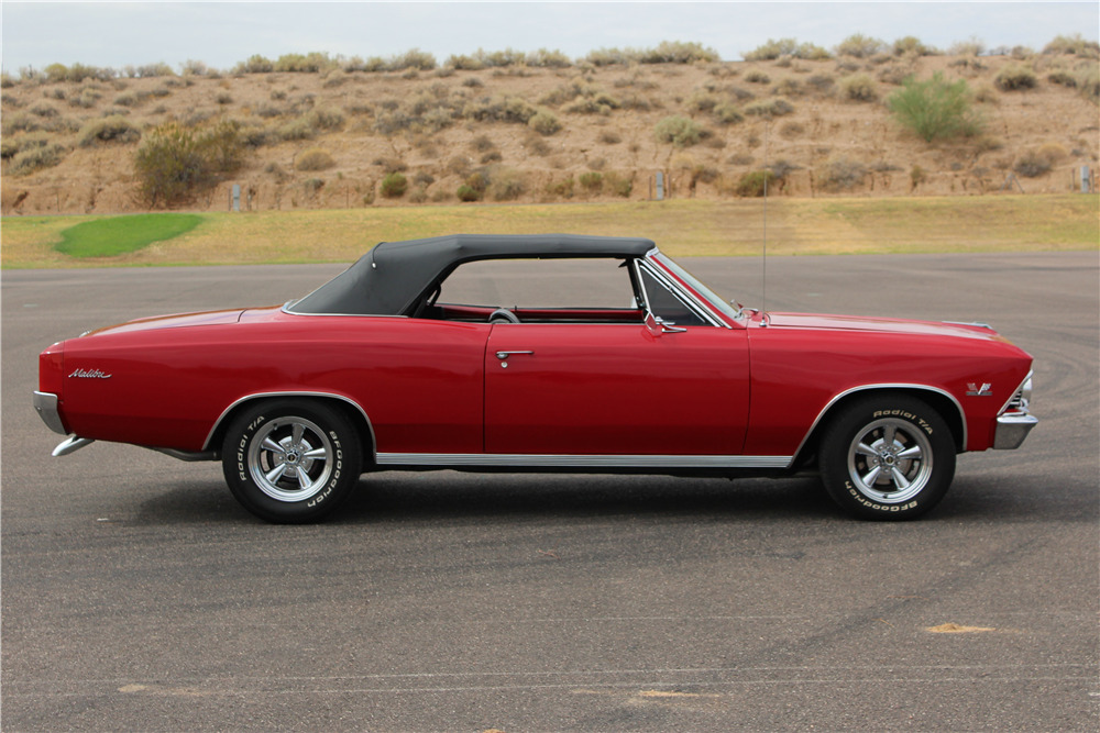 1966 CHEVROLET CHEVELLE MALIBU  - Side Profile - 199169