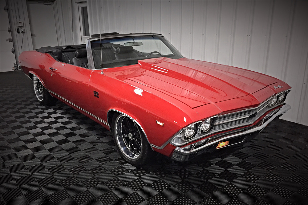 1969 CHEVROLET CHEVELLE CUSTOM CONVERTIBLE - Front 3/4 - 199184