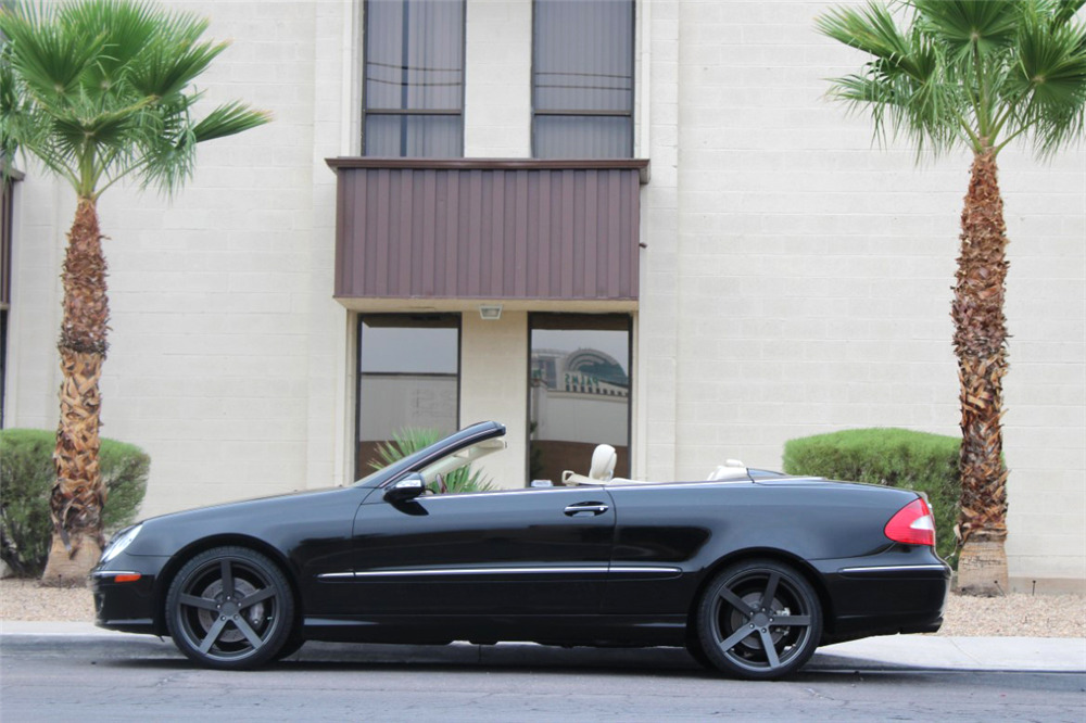 2009 Mercedes Benz Clk350 Convertible 2009 Mercedes Benz Clk350 Convertible Side Profile 199238