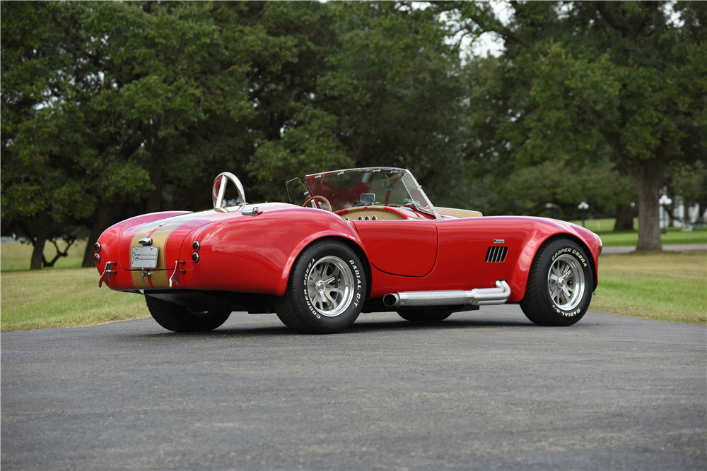 1967 SHELBY COBRA RE-CREATION ROADSTER - Rear 3/4 - 199512